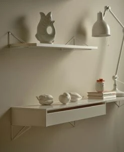 Maze Pythagoras Shelf 80 Cm, White -Maze Furni Shop maze pythagoras shelf 55