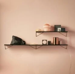 Maze Pythagoras Shelf 80 Cm, Black -Maze Furni Shop maze pythagoras shelf 58