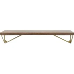 Maze Pythagoras Shelf XS, Walnut/Brass