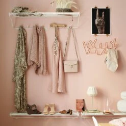 Maze Shoe Shelf L, White -Maze Furni Shop maze shoe shelf l 4