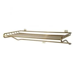 Maze Shoe Shelf L, Brass