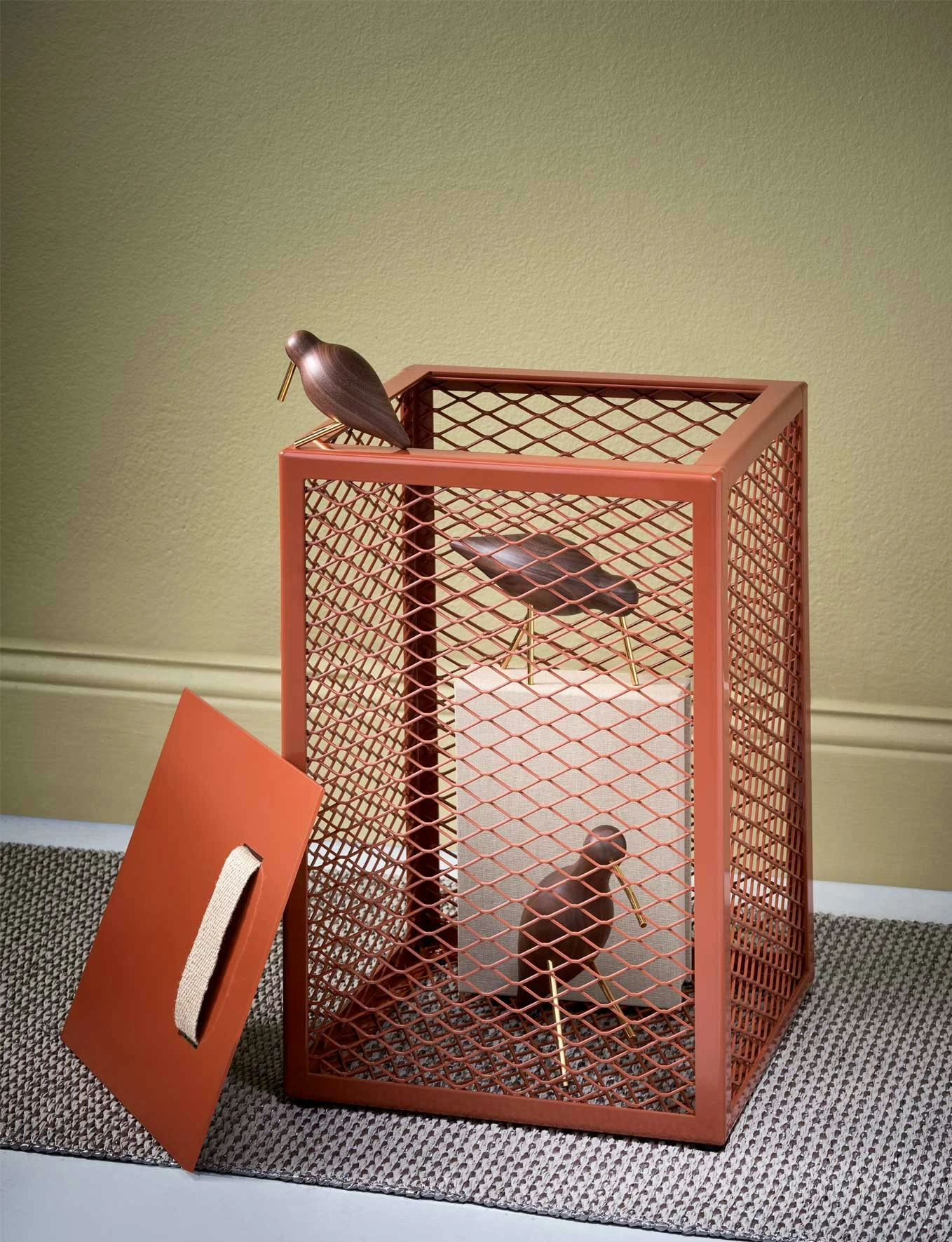 Maze The Cube Side Table, Rust 3 Maze The Cube Side Table, Rust - Image 3