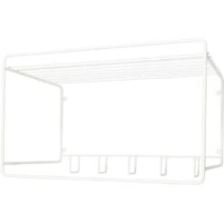 Maze Uptown Hat Rack, White