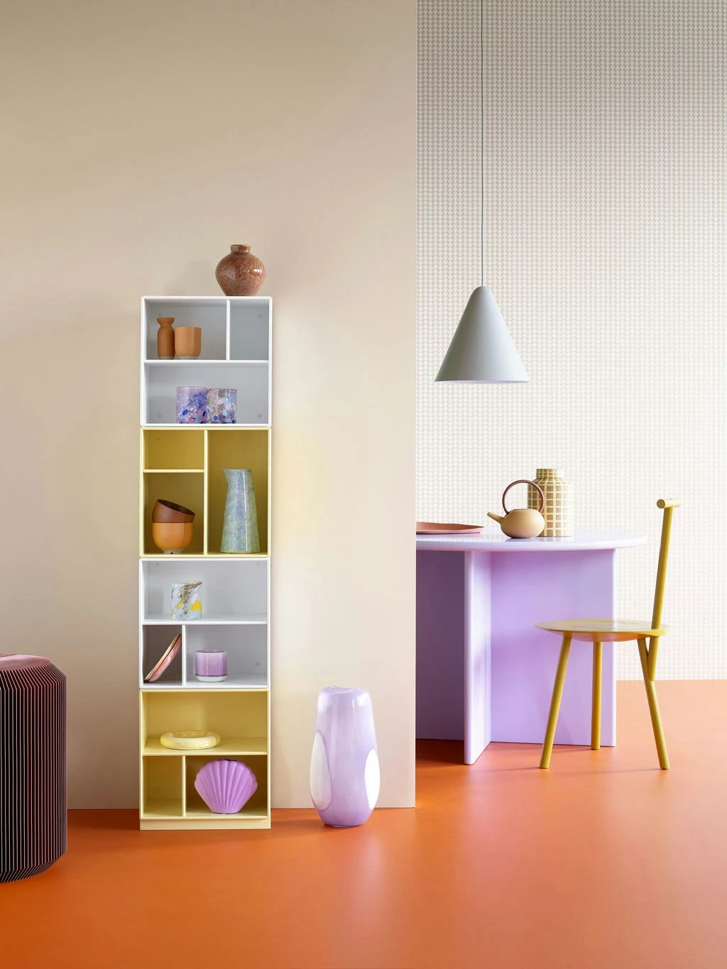 MONTANA Mini 1102 Shelf With Compartments, Mushroom 4 MONTANA Mini 1102 Shelf With Compartments, Mushroom - Image 4