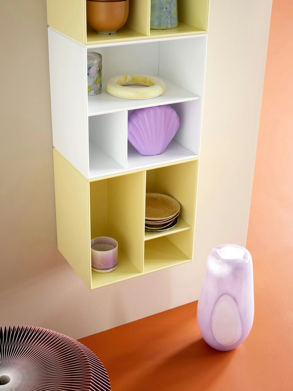 MONTANA Mini 1102 Shelf With Compartments, Mushroom 6 MONTANA Mini 1102 Shelf With Compartments, Mushroom - Image 6