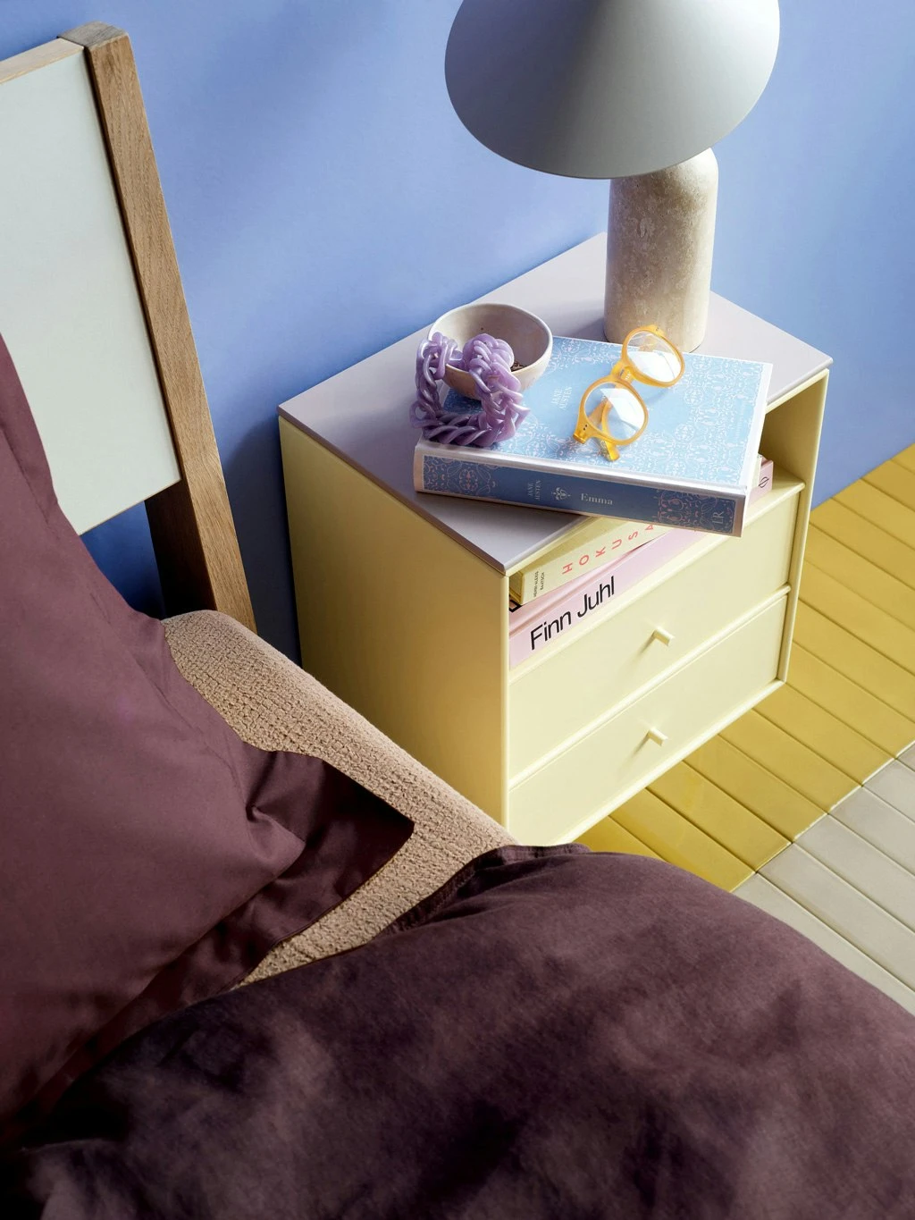 MONTANA Mini 1006 Shelf With Two Drawers, Rhubarb 3 MONTANA Mini 1006 Shelf With Two Drawers, Rhubarb - Image 3