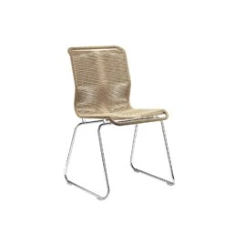 MONTANA Panton One Chair, Natural Paper / Chrome