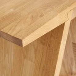 Muubs Angle Stool Solid Oak, Natural / Oil -Maze Furni Shop muubs angle stool solid oak 2