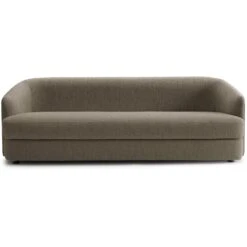 New Works Covent Deep 3-Seater Sofa, Dark Taupe