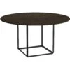 New Works Florence Dining Table 145 Cm, Smoked Oak / Black