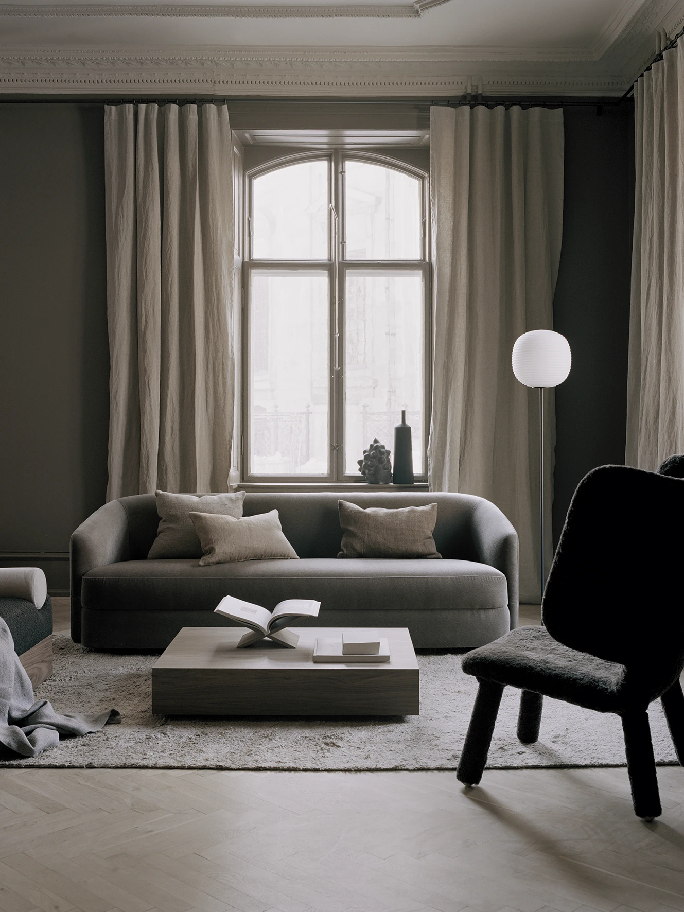 New Works Mass Wide Coffee Table, Walnut 3 New Works Mass Wide Coffee Table, Walnut - Image 3