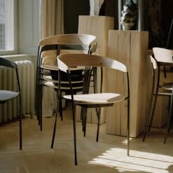 New Works Missing Chair, Oak -Maze Furni Shop new works missing chair 5