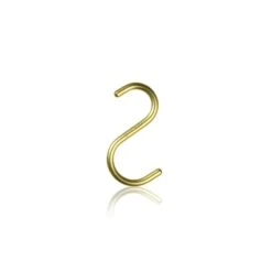 S-Hook Hanger 5-pcs, Gold