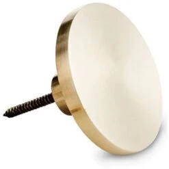 Genuine Coat Hook Medium, Brushed Brass
