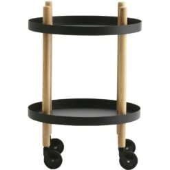 Normann Copenhagen Block Table Ø45 Cm, Black