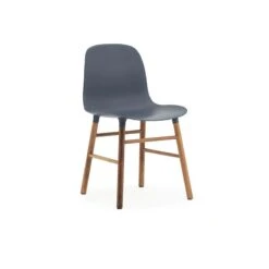 Normann Copenhagen Form Chair Walnut Frame, Grey -Maze Furni Shop normann copenhagen form chair walnut frame 5