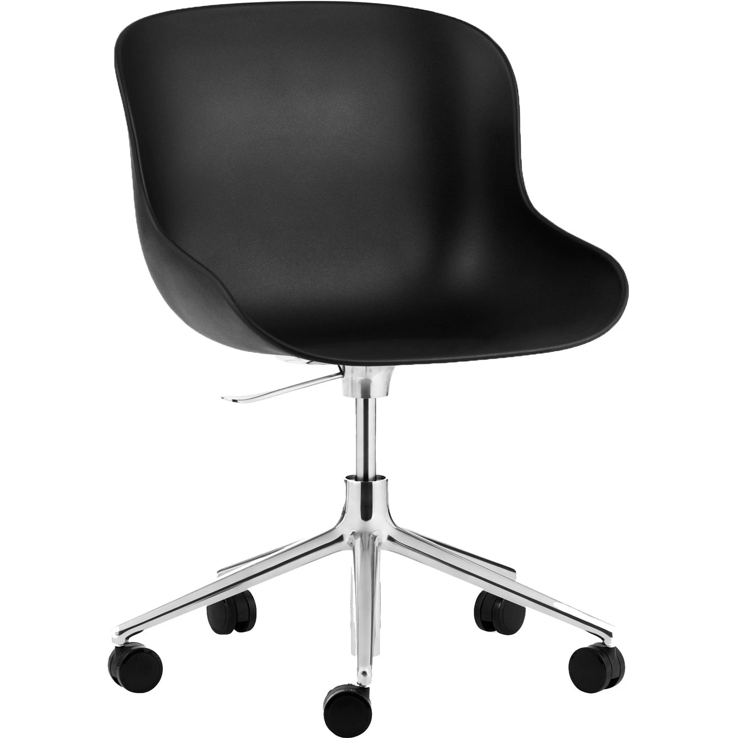 Normann Copenhagen Hyg Swivel Chair 5W, Aluminium/Black 1 Normann Copenhagen Hyg Swivel Chair 5W, Aluminium/Black