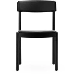 Normann Copenhagen Timb Chair, Ultra Leather, Black/Black