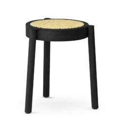 Northern Pal Stool, Black Mesh