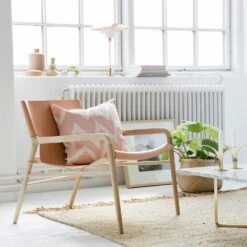 OX Denmarq Rama Armchair, Soaped Oak / Nature -Maze Furni Shop ox denmarq rama armchair 4