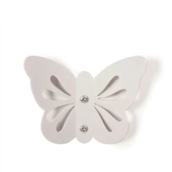 Roommate Butterfly Wall Hook, White