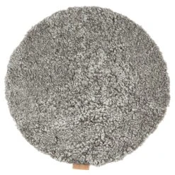 Shepherd Ida Chair Cushion Unpadded 38 Cm Round, Graphite Grey