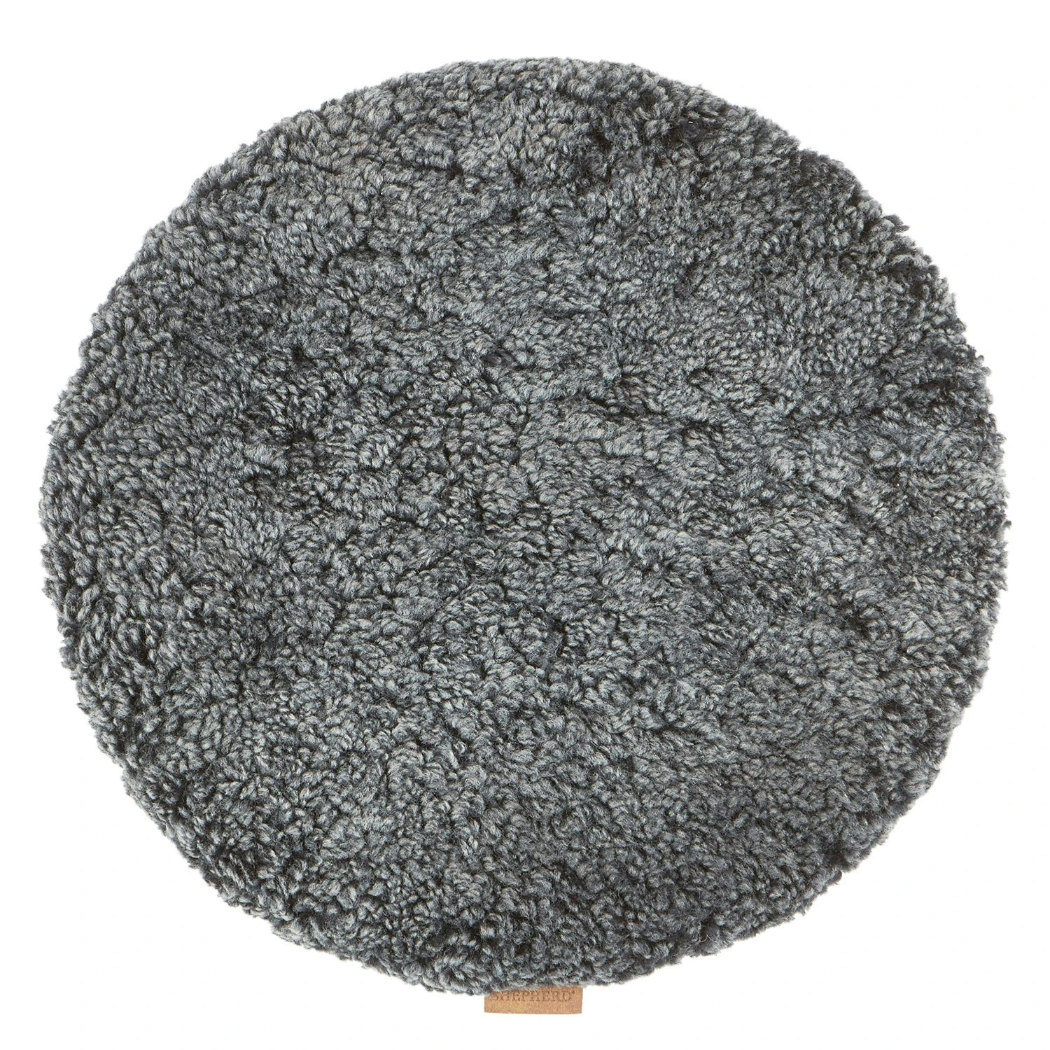 Shepherd Jill Chair Cushion Round Ø38 Cm Padded, Black Graphite 1 Shepherd Jill Chair Cushion Round Ø38 Cm Padded, Black Graphite