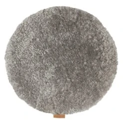 Shepherd Jill Chair Cushion Round Ø38 Cm Padded, Granite