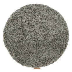 Shepherd Jill Chair Cushion Round Ø38 Cm Padded, Grey Graphite