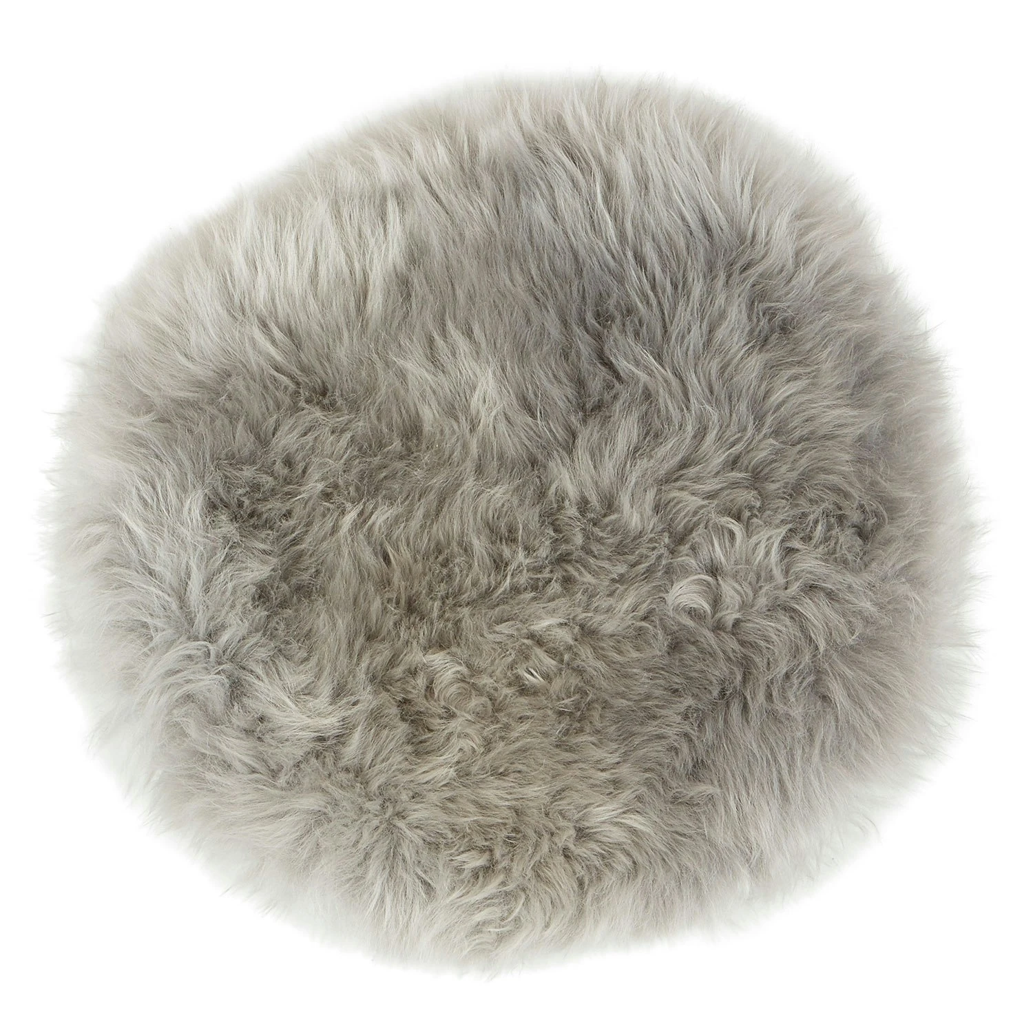 Shepherd Moa Round Seat Cushion 36cm Long-haired, Gray 1 Shepherd Moa Round Seat Cushion 36cm Long-haired, Gray
