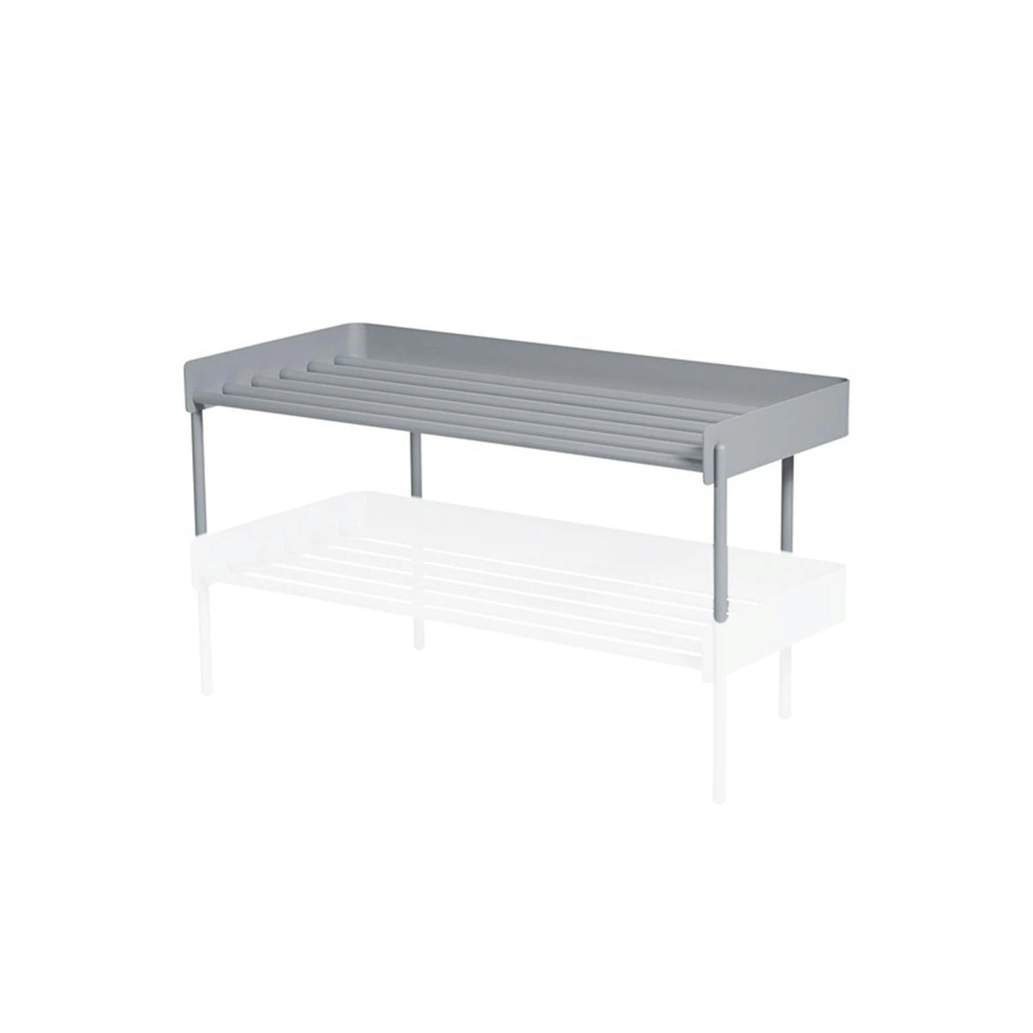 Alfred Shoe Rack Extension Section, Light Grey 2 Alfred Shoe Rack Extension Section, Light Grey - Image 2
