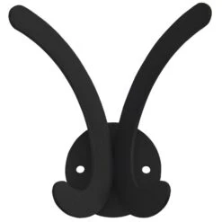 Swedese Atlas Double Hook Steel Black