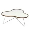 Swedese Flower Table 90 Cm, Walnut/White