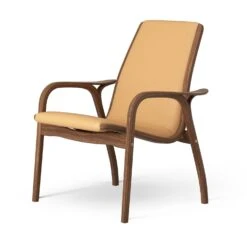 Swedese Laminett Armchair, Oiled Walnut / Natural Leather -Maze Furni Shop swedese laminett armchair oiled walnut 4