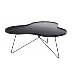 Swedese Flower Mono Table 114 Cm, Black Stained Ash