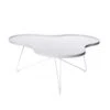 Swedese Flower Mono Table 90 Cm, White Stained Ash