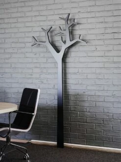 Swedese Tree Wall Coat Stand 194 Cm, White -Maze Furni Shop swedese tree wall coat hanger 194 cm 1
