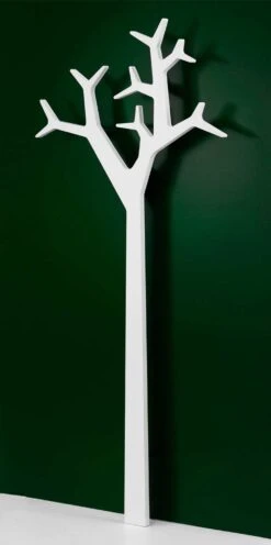 Swedese Tree Wall Coat Stand 134cm, White -Maze Furni Shop swedese tree wall coat stand 134 cm 8