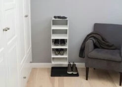 Shoe Rack 25x35x77 Cm, White -Maze Furni Shop tica copenhagen shoe rack white 3