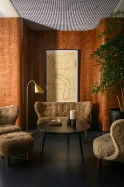 &Tradition Little Petra VB1, Lounge Chair Set, White Oiled Oak / Sheepskin Sahara -Maze Furni Shop tradition little petra vb1 lounge chair set 34