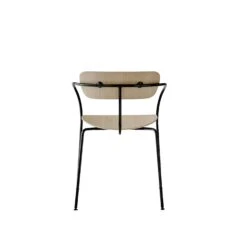 &Tradition Pavilion Av2 Chair, Lacquered Walnut -Maze Furni Shop tradition pavilion av2 chair 2