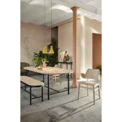 Warm Nordic Gesture Chair, Black Lacquered Beech -Maze Furni Shop warm nordic gesture chair 4