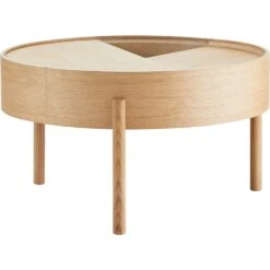 Woud ARC Coffee Table, Oiled Oak