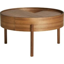 Woud ARC Coffee Table, Walnut