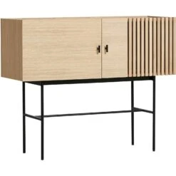 Woud ARRAY Sideboard 120 Cm, White Pigmented Oak