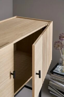 Woud ARRAY Sideboard 120 Cm, White Pigmented Oak -Maze Furni Shop woud array sideboard 120 cm 6