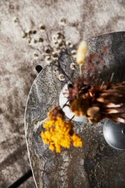 Woud LA TERRA Coffee Table Travertine Grey, L: 95 Cm -Maze Furni Shop woud la terra table travertine grey 2