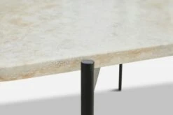 Woud LA TERRA Coffee Table Travertine Ivory L: 95 Cm -Maze Furni Shop woud la terra table travertine ivory 11