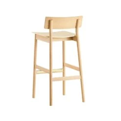 Woud Pause Barstool 65 Cm, White Pigmented Oak -Maze Furni Shop woud pause counter chair 65 cm 1