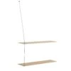 Woud STEDGE Shelf 80cm, White Pigmented Oak
